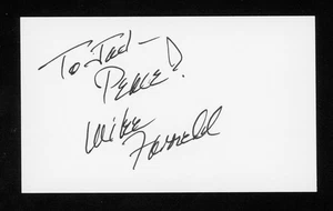Mike Farrell Actor *M*A*S*H* (BJ Hunnicut) signed 3x5 Index Card E28421 - Picture 1 of 1