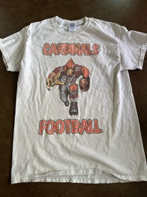 Camisa de fútbol americano Arizona Cardinals blanca manga corta cuello redondo adulto mediana NFL M Foto 1 de 4