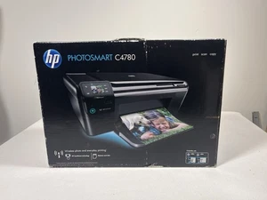 HP Photosmart C4780 All-in-One Print Inkjet Wireless Photo Printer BRAND NEW - Afbeelding 1 van 9
