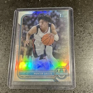 2021-22 Bowman University - Hunter Sallis #83 Shimmer Refractor (RC) Shipsameday - Picture 1 of 4