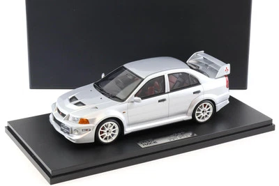 1:18 POP RACE Mitsubishi Lancer EVO 6 Tommi Makinen Edition Argento - Immagine 1 di 4