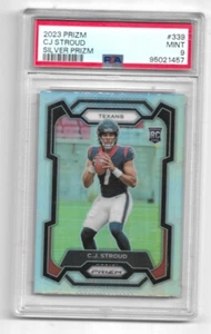 2023 PANINI PRIZM SILVER CJ STROUD PSA 9 ROOKIE RC #339 - Picture 1 of 1