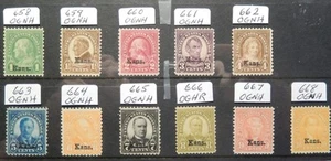 Scott # 658-668, Set of 11, Mint OG Never Hinged - Picture 1 of 1