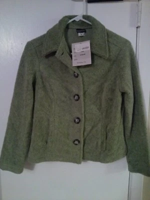 NWT Nomadic Traders Womens Jacket Sz XS 4 Button Pear/Green  - Image 1 of 4