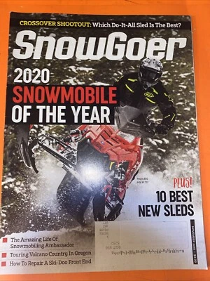2019 November , Snow Goer Magazine, 10 Best NEW Sleds 66 PAGES FREE SHIPPING - Image 1 of 2