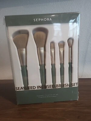 Sephora Seaweed Infused Brush Set New And Sealed  - Image 1 of 4