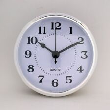 Clear Arabic Numeral Silver Clock Insert 90MM Quartz Clock Replacement Parts