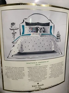 3-Pc Kate Spade Deco Dot Twin/TwinXL Comforter Set - Picture 1 of 4