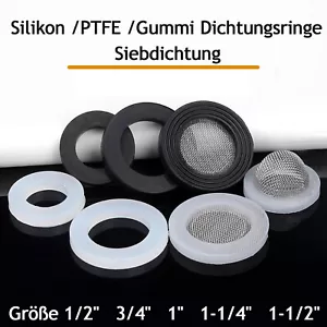 1/2" ~ 1-1/2" Uszczelka sitowa Silikon / PTFE Uszczelka Płaska uszczelka Nylon Pierścienie uszczelniające - Zdjęcie 1 z 28