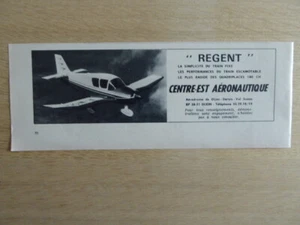 4/1967 PUB CENTRE EST AERONAUTIQUE DIJON REGENT AIRCRAFT ORIGINAL FRENCH AD - Imagen 1 de 1