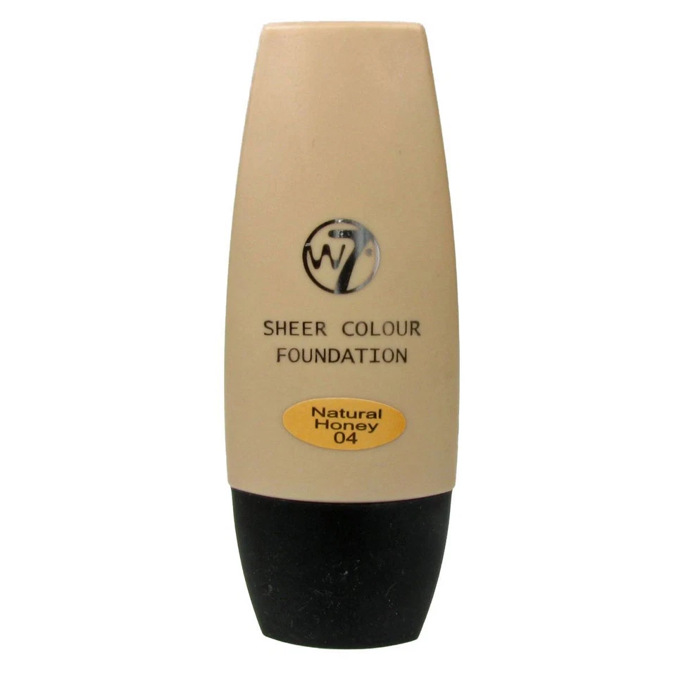 W7 Sheer Colour Foundation Makeup Natural Honey Shade Flawless Colour Cosmetics - Image 1 of 1