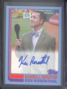 2017 Topps Archives Fan Favorites Blue Autograph #FFA-KR Ken Rosenthal 