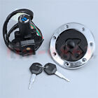 Ignition Switch Lock Fuel Gas Cap Cover Keys Fit For Ninja ZX-6R ZX7R ZX7RR ZX9R