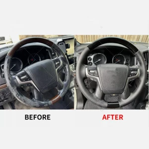 Piano Black Steering Wheel Fits For Toyota Land Cruiser LC200 2016Up With Heated - Picture 1 of 6