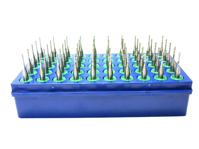 Juego de 50 routers rompedores de virutas de carburo de tungsteno Matrix 1,00 m 0,0394" x 0,236" Foto 1 de 3