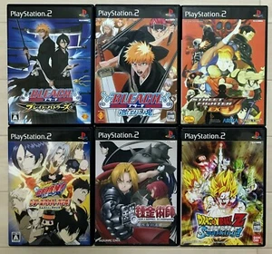 Bleach Street Fighet Etc 6 Pcs set lot Bundle - Playstation 2 PS2 - Japan Vgood! - Imagen 1 de 10