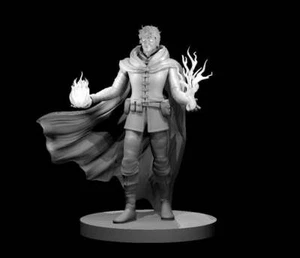Human Male Sorcerer 4 - DND - Pathfinder - Dungeons & Dragons - RPG - Tabletop - - Bild 1 von 1
