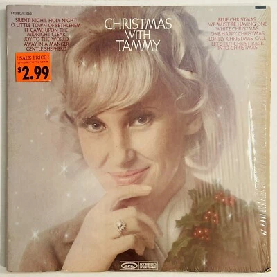 Tammy Wynette - Christmas with Tammy - Vinyl LP - In Shrink - Ultrasonic Cleaned - Image 1 of 4