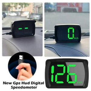 NEW HUD GPS Head Up Display Speedometer Odometer Car Speed KM/H Digital USS - Picture 1 of 11