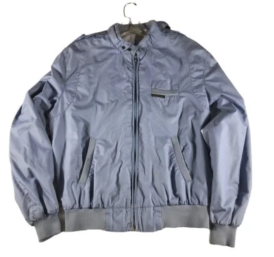 Members Only Jacket Vintage 80s Members Only Blue Cafe Racer Jacket 40 Small Uni - Image 1 of 4