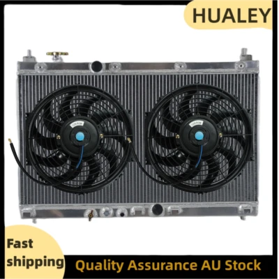 Aluminum Radiator+Fan For 2014-2020 HONDA CITY GM 4 / 5 / 6 / 9 1.5L 4Cyl AT - image 1 of 4