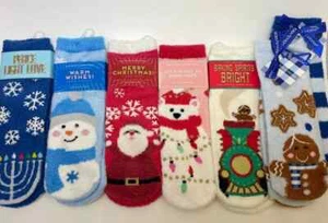NUEVO Calcetines de salón Bath Body & Works con infusión de karité, elige tu diseño, tréboles - Imagen 1 de 14