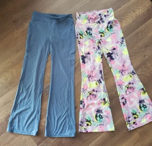 Two Pair Girl's Flares, Blue Stelle Size XL, Tiedye Justice Size L 12/14 - Picture 1 of 7