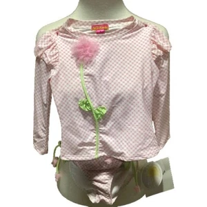 Kate Mack Baby Biscolli 2 pc UV Swimwear—Pink—Size 4–#756 - Picture 1 of 5