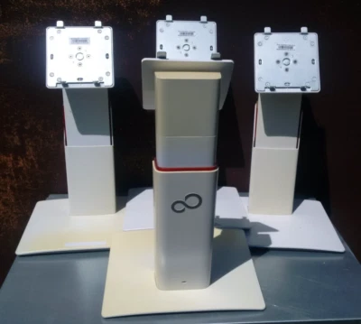 4 Stück Fujitsu Monitor Fuß  Ständer B/C Ware UV vergilbt  für B22W-7 LED - Bild 1 von 4