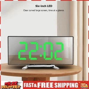 Creative Mirror LED Digital Clock Snooze Night Mode Desk Alarm Clock for Bedroom - Bild 1 von 7