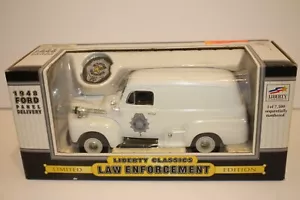 Liberty Classics, 1948 Ford Law Enforcement Panel Truck, Boxed - Picture 1 of 8