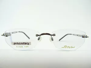 SAVINI randlose TITAN-Brille silbergraue, leichte Damenfassung ohne Nickel Gr. M - Bild 1 von 5