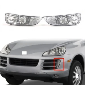 2x Paraurti Anteriore Inferiore Luce Marcia Diurna Per Porsche Cayenne 2007-2010 - Foto 1 di 9