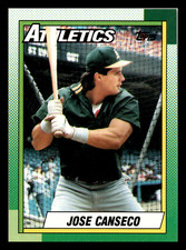 1990 Topps Jose Canseco  Oakland Athletics #250 Centered Mint Baseball Card