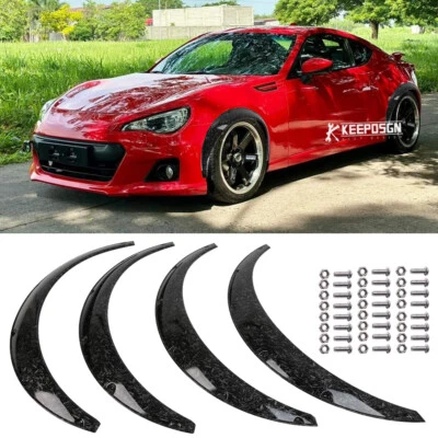 Arcos de rueda extra anchos flexibles duraderos de guardabarros de coche de 4,5" para Subaru BRZ Foto 1 de 4
