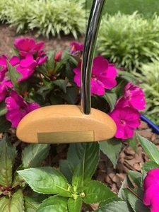 Rare Maple Louisville Golf RH Authentic American Woods Putter RH Lamkin Wrap - Picture 1 of 9