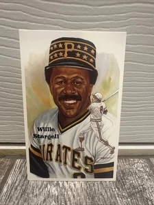 Willie Stargell Pittsburgh Pirates signiertes Autogramm 1989 Perez Steele Postkarte #200 - Bild 1 von 3