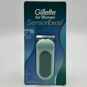 NEU Gillette Sensor Excel Rasierer für Frauen 1 nachfüllbarer Rasierer 1996 Vintage versiegelt NOS - Bild 1 von 10