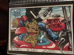 Bob Weir And Rat Dog July 2014 Signed And Numbered Jeff Troldahl 32/47 - Picture 1 of 2
