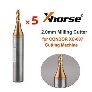 5x 2.0mm Milling Cutter for Xhorse CONDOR XC-MINI/XC-007/XC-002/Dolphin XP005 - Picture 1 of 6