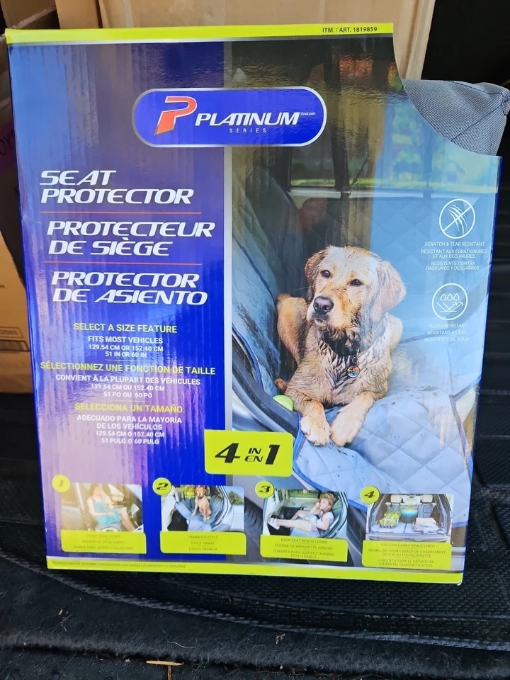 Protector de asiento serie Platinum se adapta a la mayoría de los vehículos Foto 1 de 1