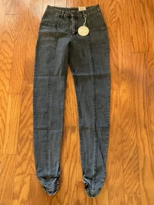 JOLIE & JOY,  Jr Sz 11,  Black, Pre-Washed Skinny Jeans w/Ruching at Ankles. NEW - Picture 1 of 12