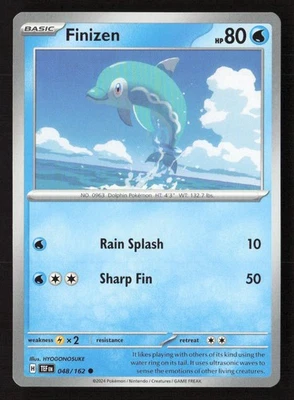 Finizen #048/162 SV05: Temporal Forces Common Pokemon TCG NM/M - Image 1 of 2