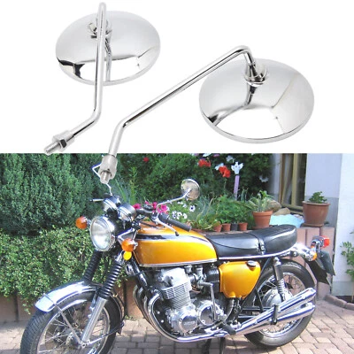 For Honda Shadow Spirit 750 2007 2005 10mm Motorcycle Scooter Rearview Mirror - Imagem 1 de 4