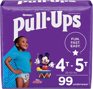 Pull-Ups Boys' Potty Training Pants Training Underwear Size 6, 4T-5T, 99 Ct... - Picture 1 of 11