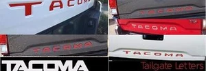 TAILGATE RED EMBLEM LOGO FIT TOYOTA TACOMA 2016 2017 2018 2019 2020 2021 2022 - Bild 1 von 7