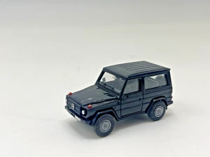Modellauto Mercedes Benz G Klasse schwarz geschlossene 1:87 - Bild 1 von 1