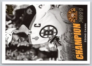 ZDENO CHARA 2023-24 CENTENARIO BOSTON BRUINS CAPTURANDO CAMPEÓN ORO CC-13 85998 - Imagen 1 de 2