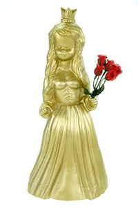 Rakso 0526 Biancaneve 40 cm edizione oro PVC nano giardino figura 7 nani - Foto 1 di 4
