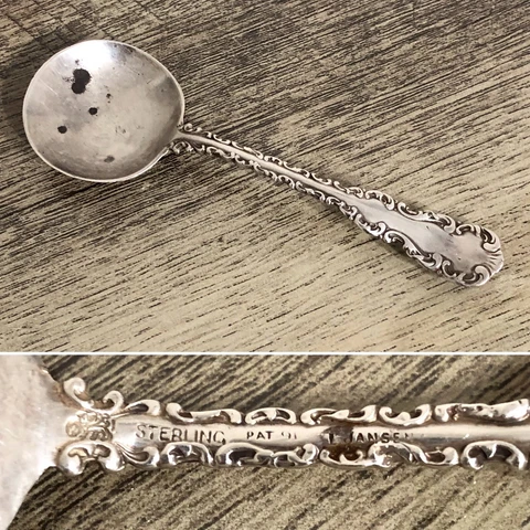 Louis XV Whiting Sterling Silver 4" Round Spoon Cover